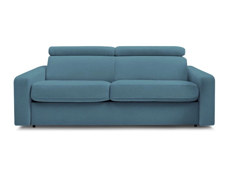 3er Sofa BOBOCHIC MONACO Stoff hellblau