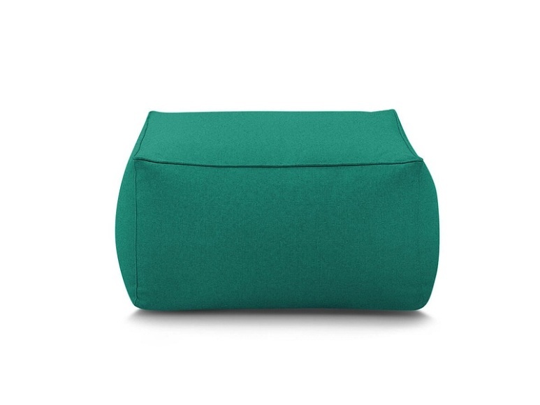 Gartenhocker RIVIERA 80x80x42cm stoff hellblau