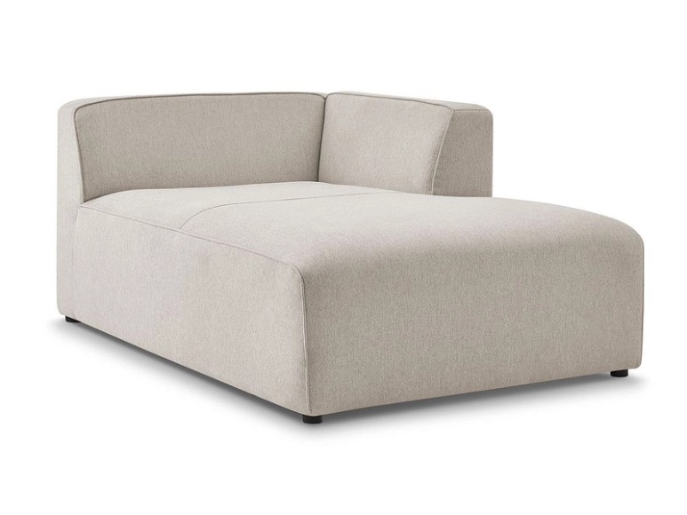 Récamière BOBOCHIC MEGEVE Stoff chiniert beige