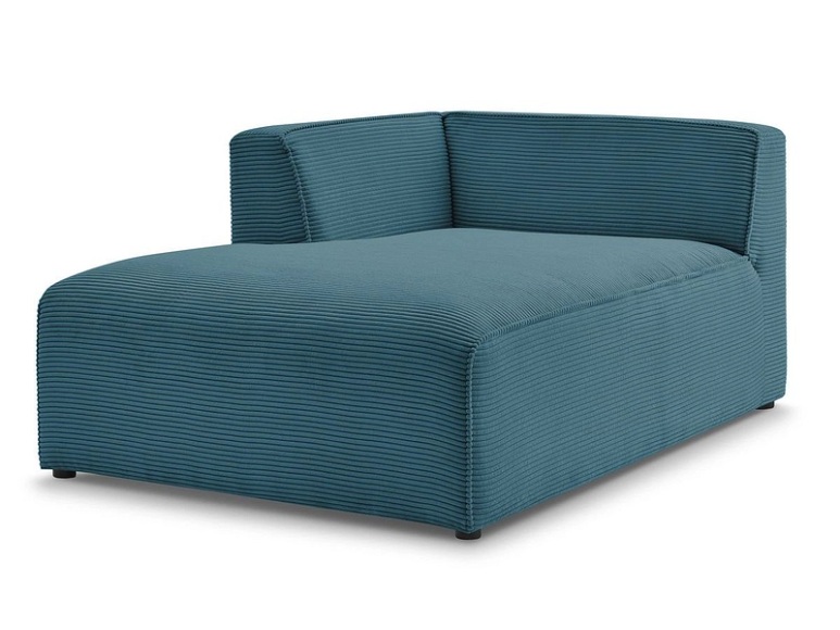 Récamière BOBOCHIC MEGEVE Cord-Stoff dunkelblau