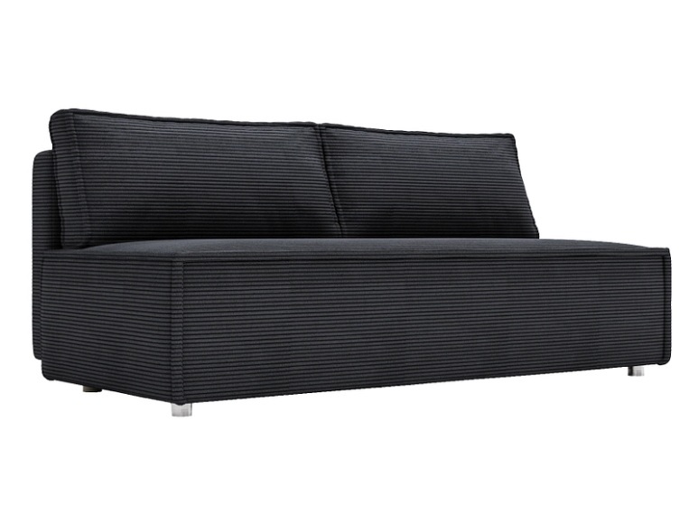 Bettsofa UNO Stoff dunkelgrau