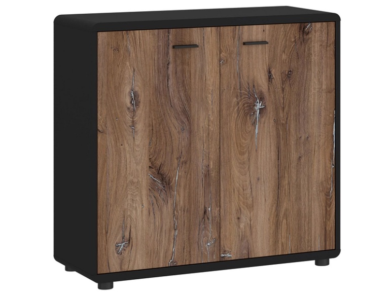 Kommode FLAGSTAFF 2 Türen 40x89.2x87.2cm eiche