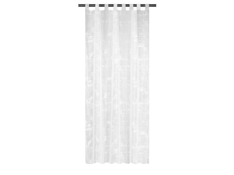 Vorhang KONNAN 260x1cm kleiderstangegriff weiss
