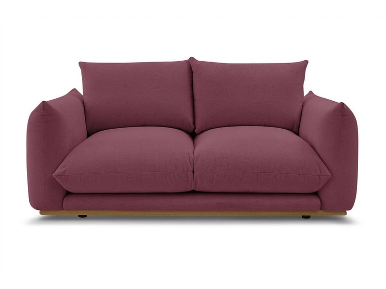 2er Sofa BOBOCHIC ERNEST Stoff rot