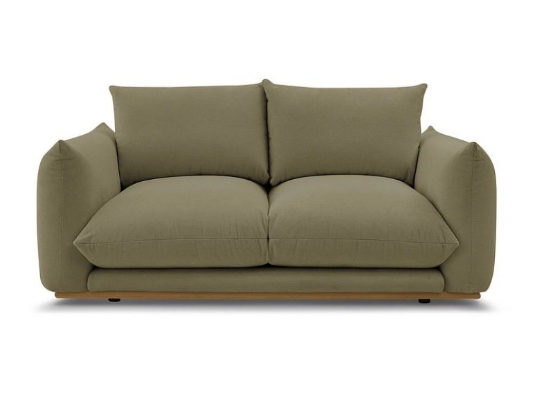 2er Sofa BOBOCHIC ERNEST Stoff grün