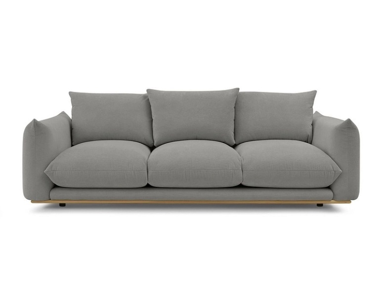 2er Sofa BOBOCHIC ERNEST Stoff dunkelgrau