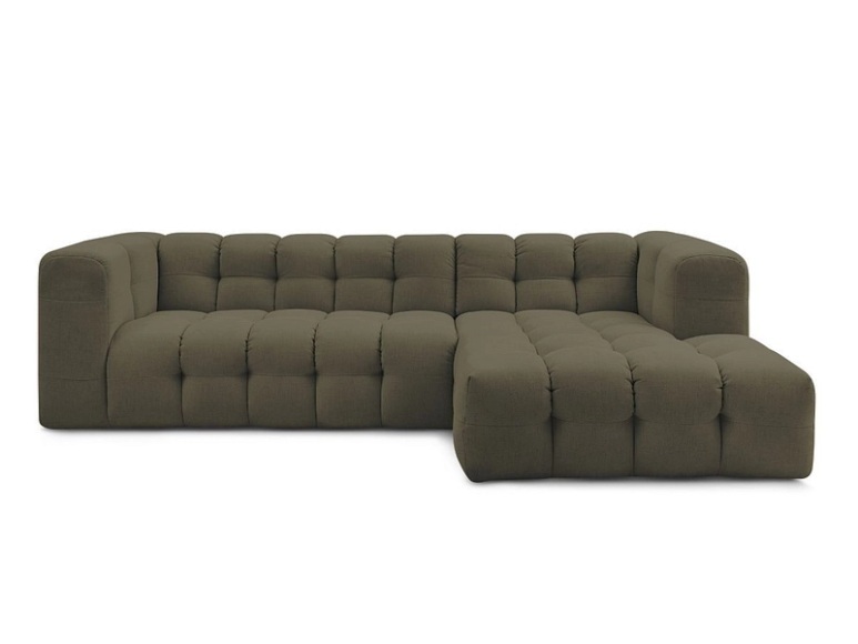 Ecksofa BOBOCHIC CLOUD Stoff grün