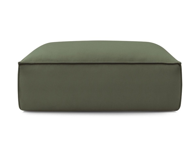 Sitzsack BOHEME 93x128x48cm cord-stoff grün
