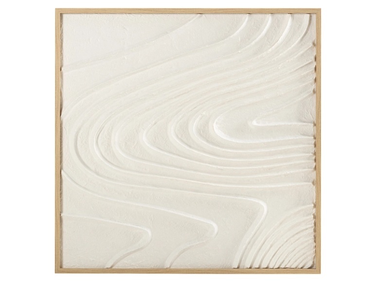 Leinwand NAOMI weiss 80x80x4cm