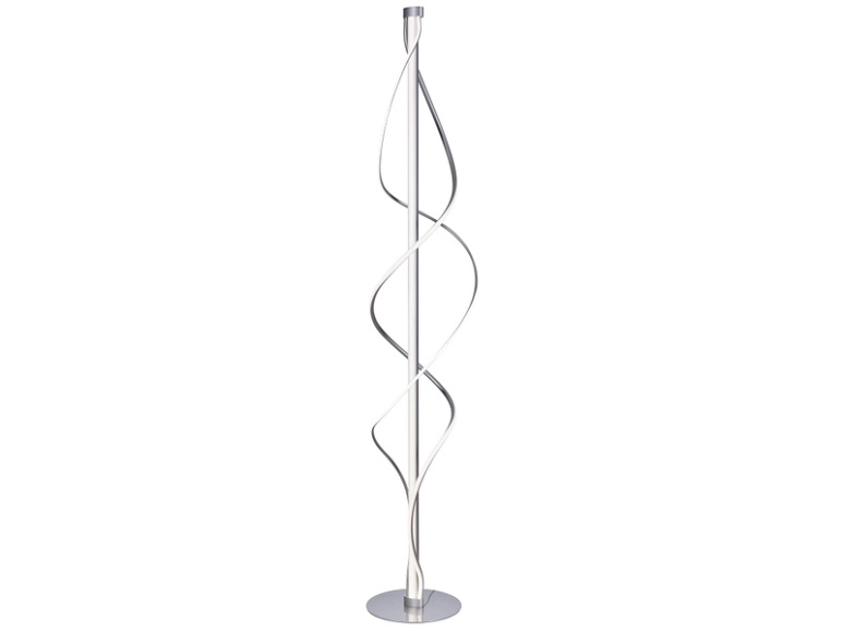 Stehlampe LED JULINE 141cm 36W silberfarben