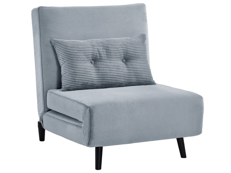 Bettsofa MARLA Polyester grau