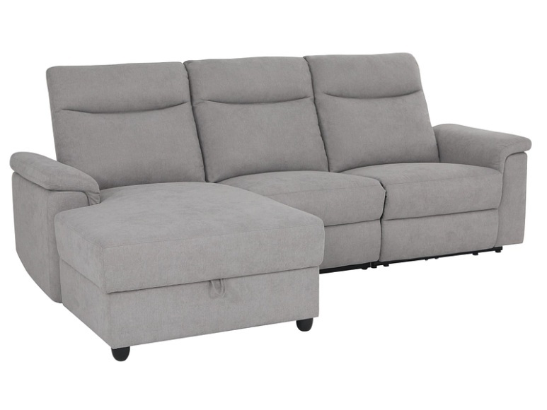 Ecksofa STOL Polyester grau