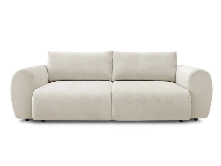 3er Sofa BOBOCHIC LUCIEN Stoff beige