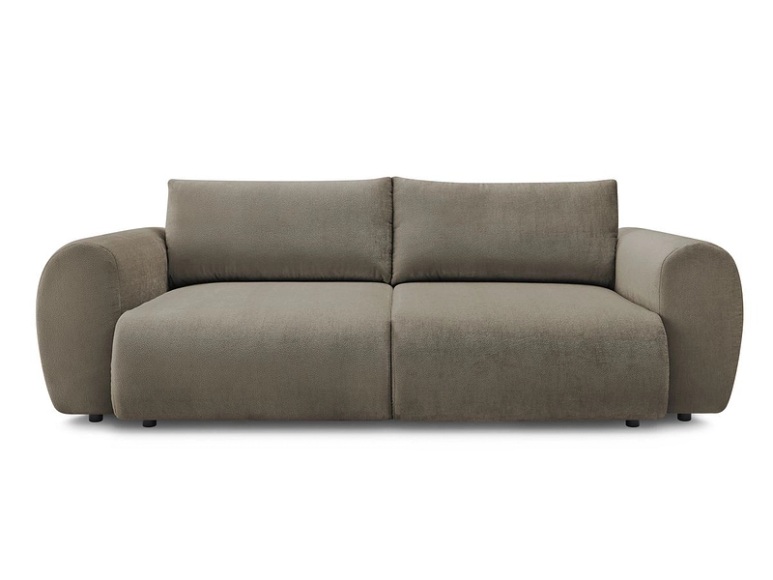 3er Sofa BOBOCHIC LUCIEN Stoff taupe