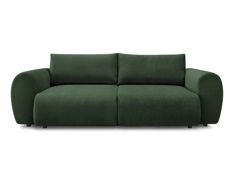 3er Sofa BOBOCHIC LUCIEN Stoff grün