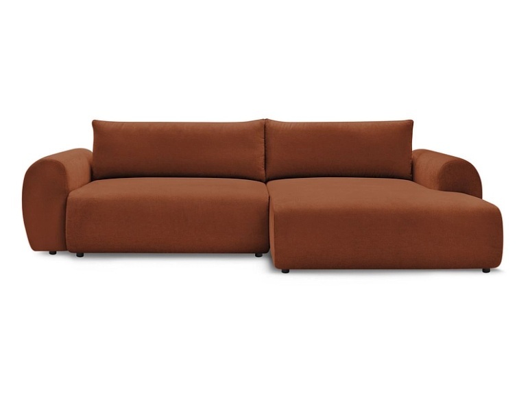 Ecksofa BOBOCHIC LUCIEN Stoff orange