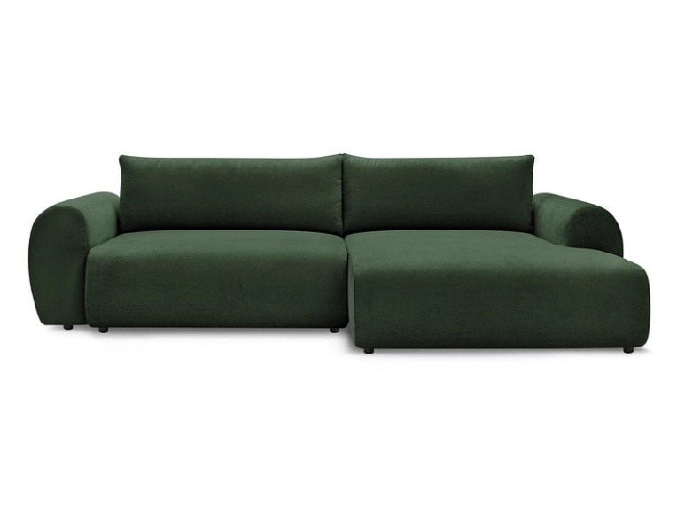 Ecksofa BOBOCHIC LUCIEN Stoff grün
