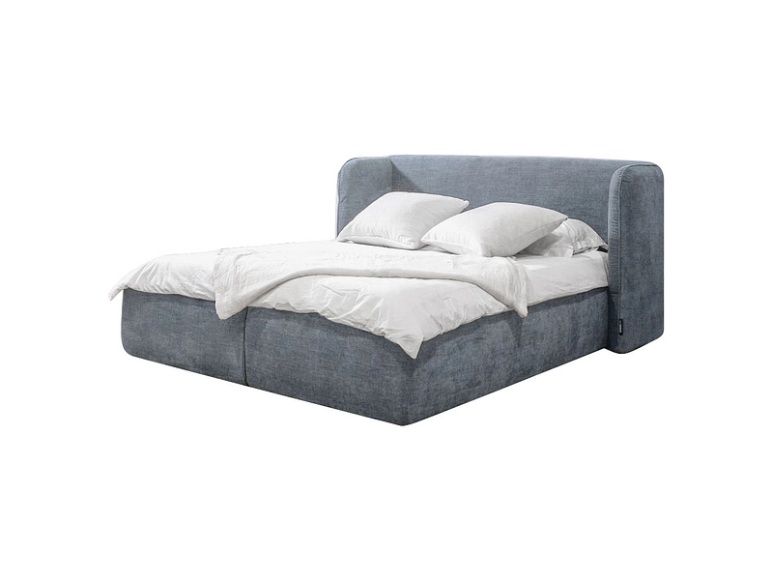 Bettkasten BOBOCHIC LOUISE 180x200cm hellgrau