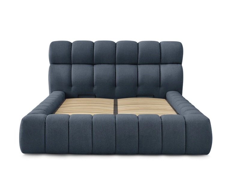 Bettkasten BOBOCHIC MONT-BLANC 160x200cm dunkelblau
