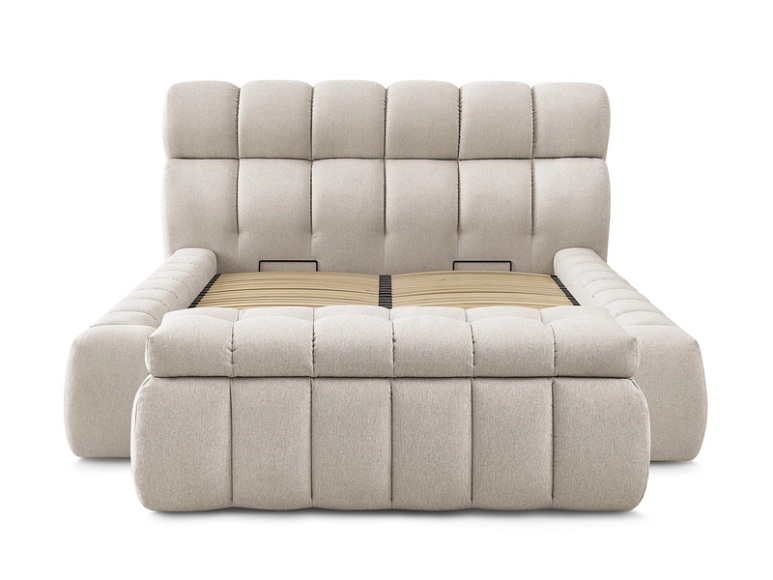 Bettkasten BOBOCHIC MONT-BLANC 160x200cm beige