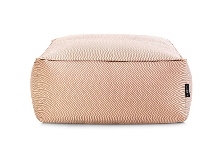 Gartenhocker BOBOCHIC NOUR Stoff Orange