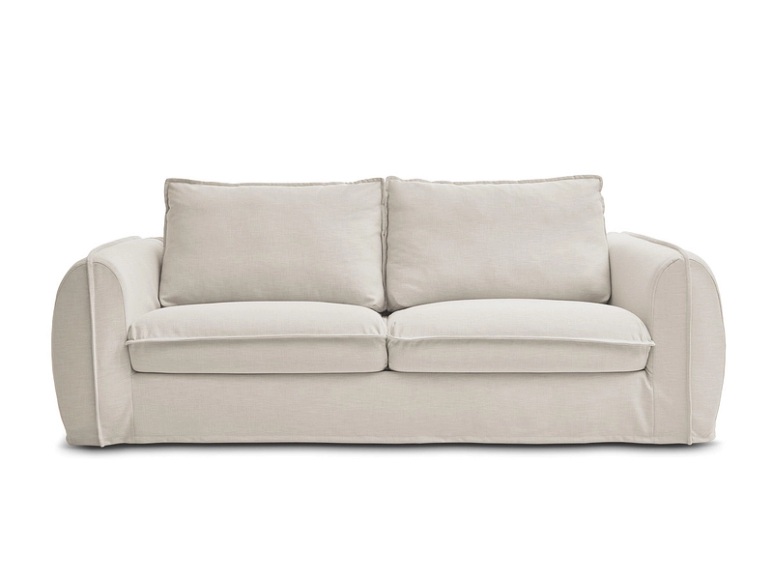3er Sofa BOBOCHIC ARCHIMEDE Stoff beige