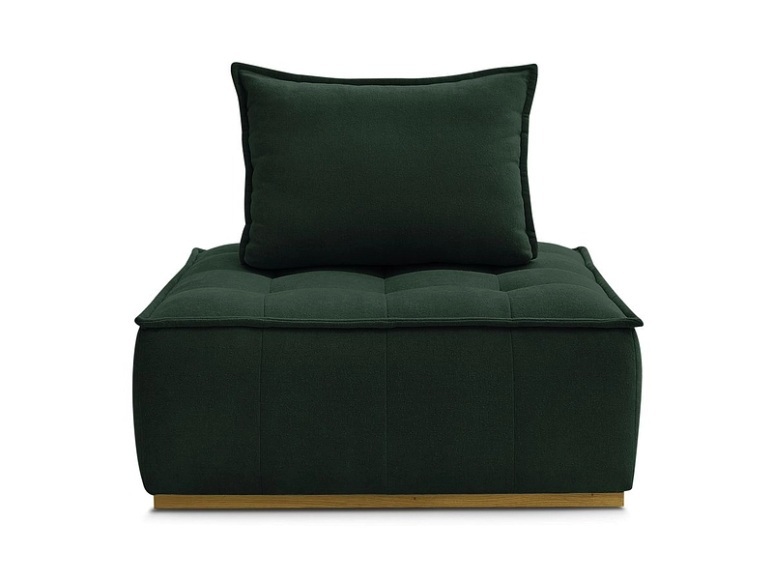 Modulare Sessel für Sofa BOBOCHIC ELISA Stoff mit Textur grün