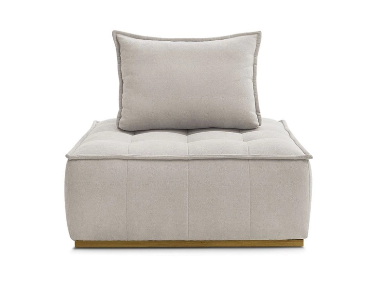 Modulare Sessel für Sofa BOBOCHIC ELISA Stoff mit Textur beige