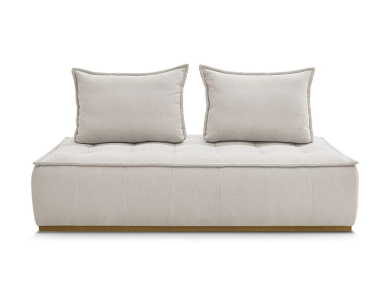 Modulare Sessel für Sofa BOBOCHIC ELISA Stoff mit Textur beige