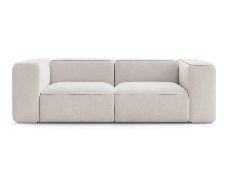 2er Sofa BOBOCHIC ZEPHYR Stoff mit Textur beige