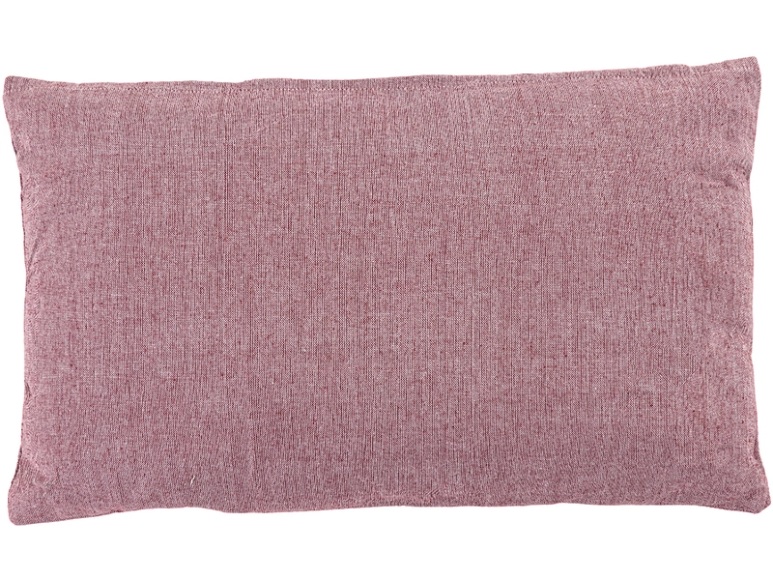 Kissen PATEL 30x50cm rot unifarben