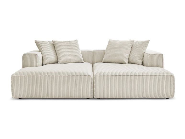 Sofa BOBOCHIC NINA Cord-Stoff beige
