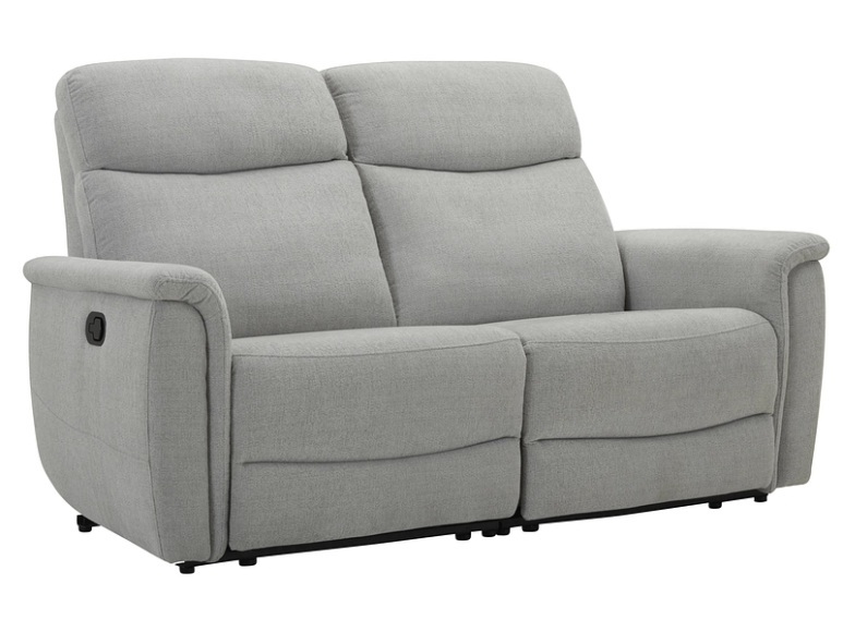 3er Sofa WONDER Stoff grau
