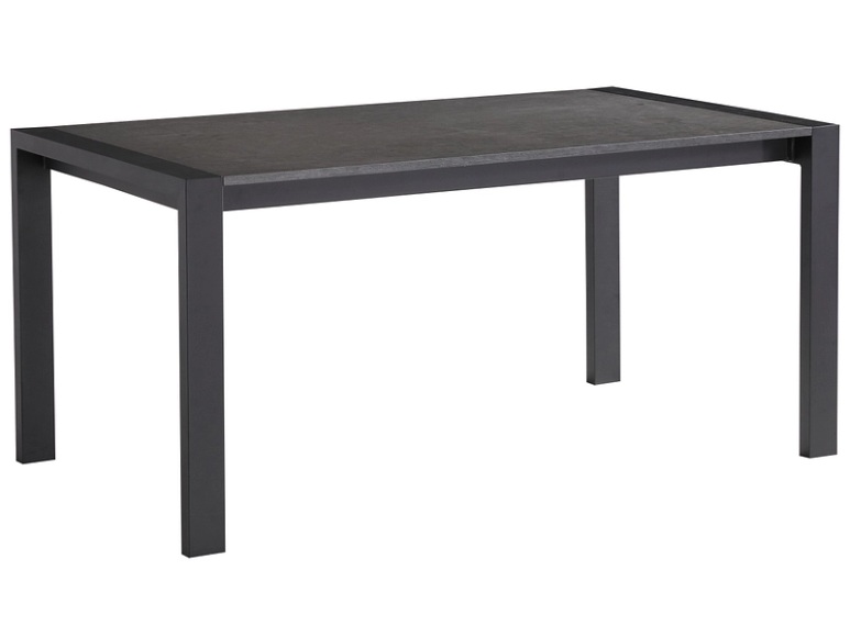 Tisch ausziehbar CAMDEN 160-240x90x75.5cm schwarz