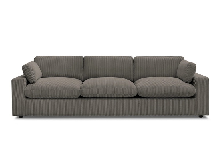 Sofa BOBOCHIC BELAIR Cord-Stoff taupe