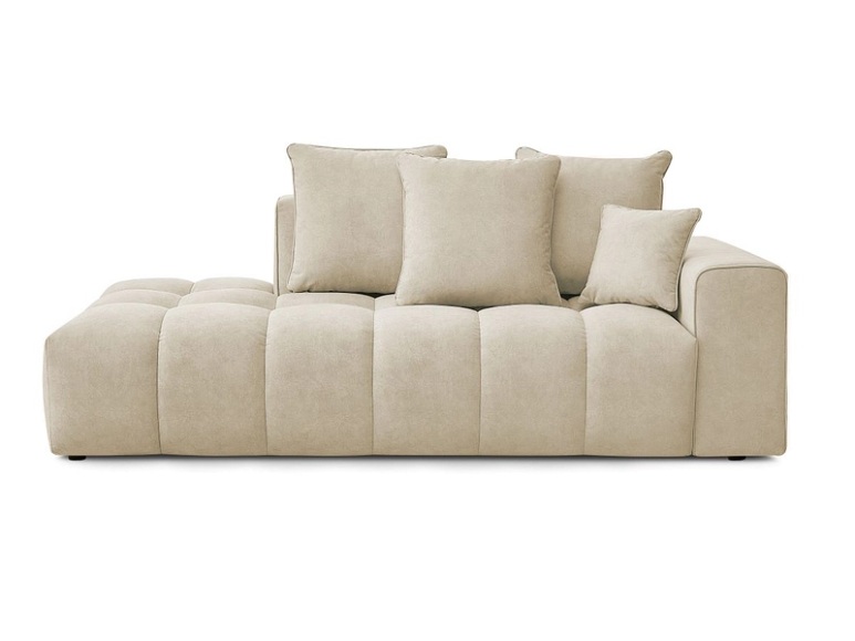 3er Sofa BOBOCHIC MONT-BLANC Samt beige