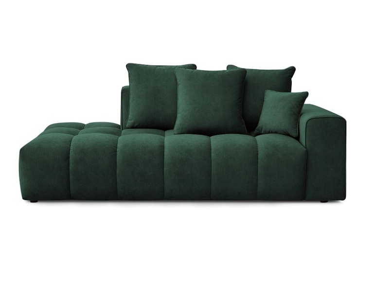 3er Sofa BOBOCHIC MONT-BLANC Samt grün