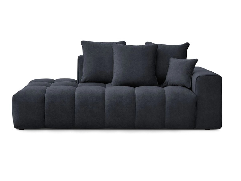 3er Sofa BOBOCHIC MONT-BLANC Samt dunkelblau