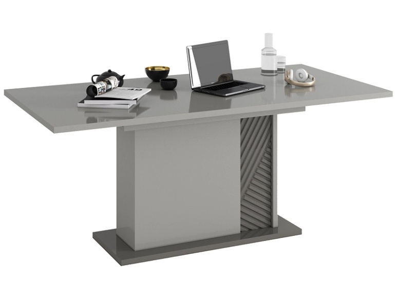Tisch ausziehbar JANE 180-225x90x76cm grau
