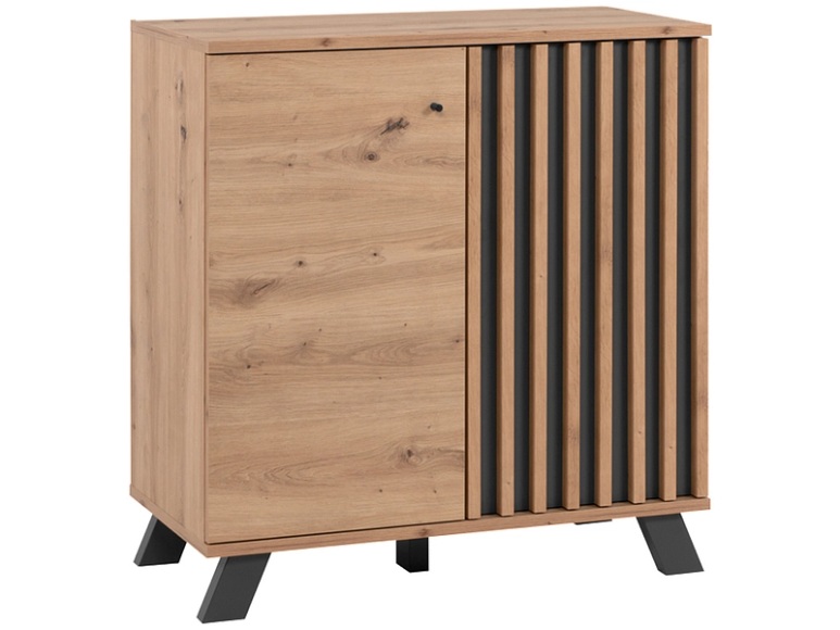 Kommode MEDAN 2 Türen 80x40x85cm artisan eiche