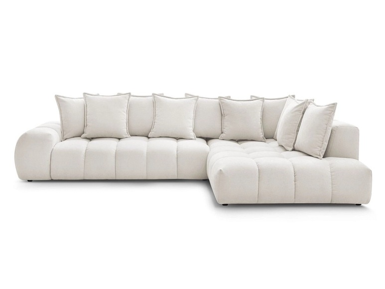 Ecksofa BOBOCHIC EVEREST weiss