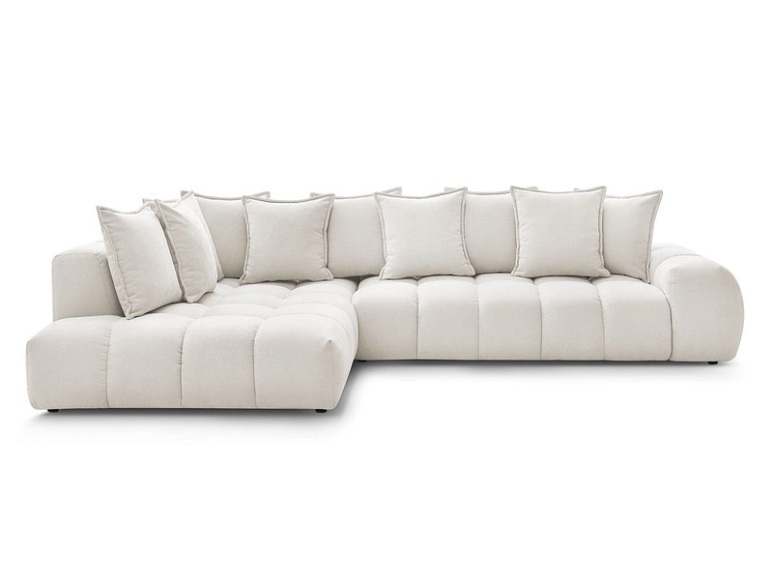 Ecksofa BOBOCHIC EVEREST weiss