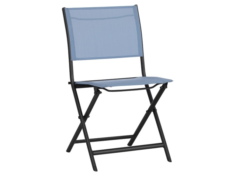 Gartenstuhl COLOR Aluminium blau