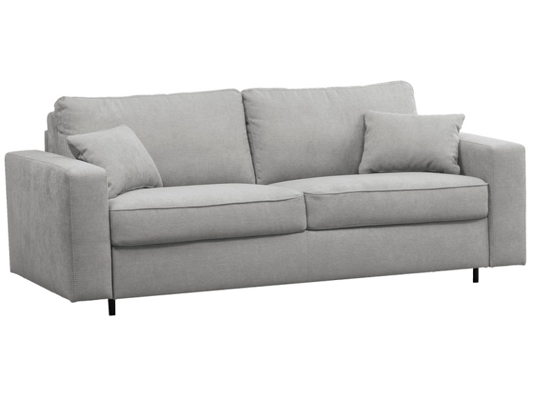 Bettsofa BRONX Stoff hellgrau