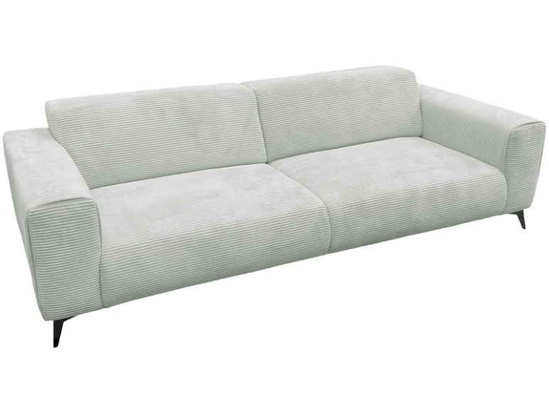 3er Sofa JULIA Stoff hellgrau