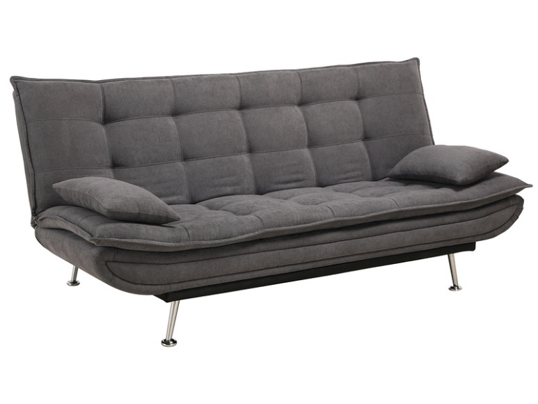 Bettsofa PETER Stoff grau