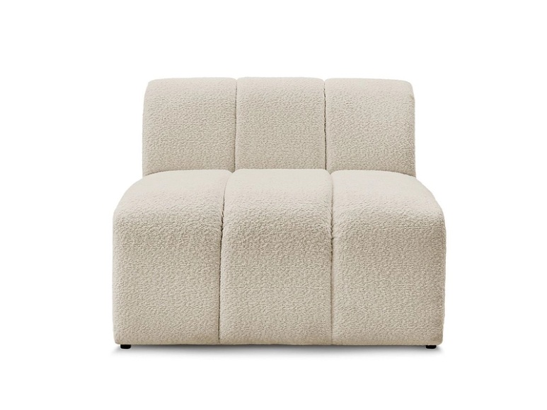 Modulare Sessel für Sofa BOBOCHIC ANNECY Boucle-Stoff beige