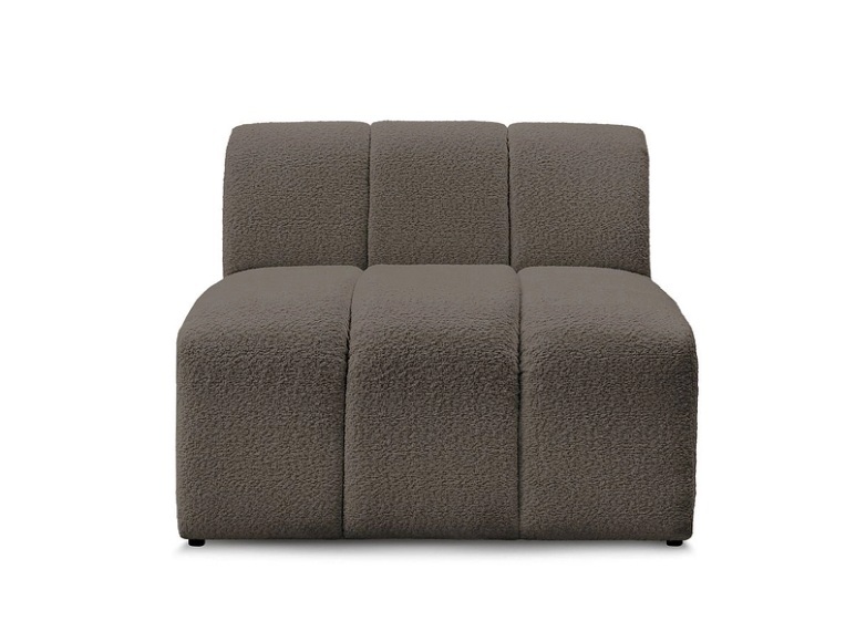 Modulare Sessel für Sofa BOBOCHIC ANNECY Boucle-Stoff rotbraun