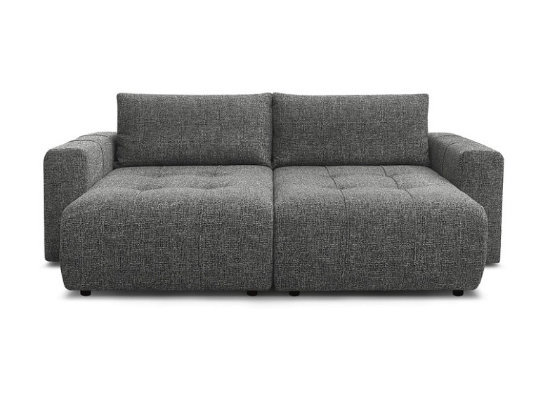 Sofa BOBOCHIC ARSENE Stoff chiniert dunkelgrau