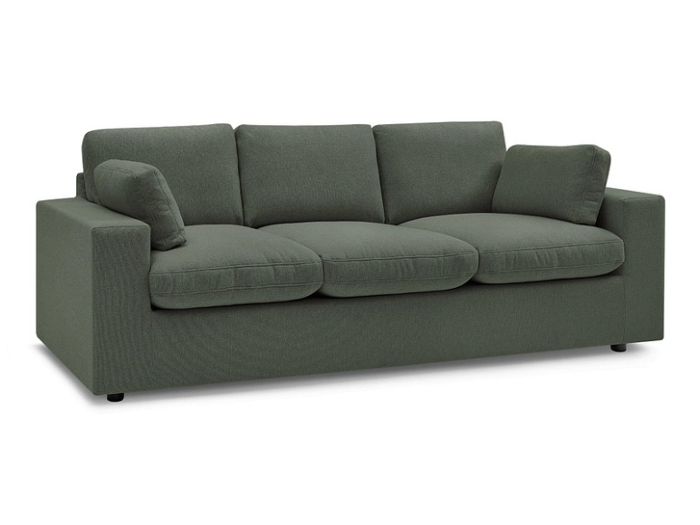 3er Sofa BOBOCHIC BELAIR Stoff grün